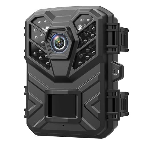 防犯カメラ 小型 トレイルカメラ 3200万画素 1920PフルHD モーションのみ 屋外カメラ 監視カメラ 暗視カメラ 動体検知 人感センサー 夜間対応赤外線LED IP66級防水防塵 野外用 屋外用 0.2s超高速トリガー 内蔵マ 2c8da58e