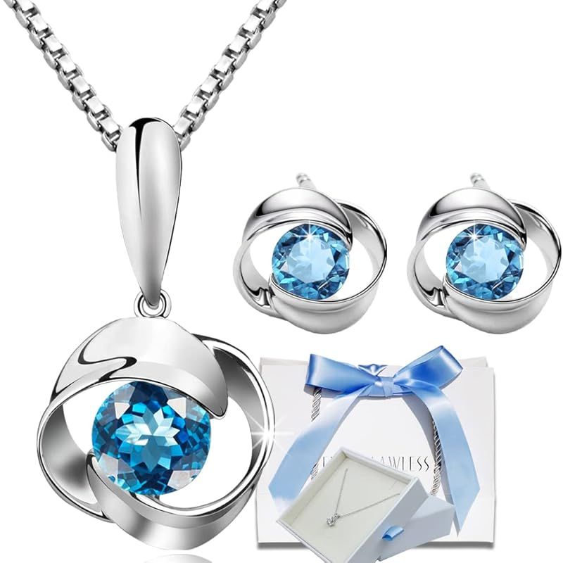 EVER FLAWLESS 日本品質 ネックレス レディース ピアス セット シルバー 誕生日 クリスマス プレゼント ギフト 金属アレルギー対応