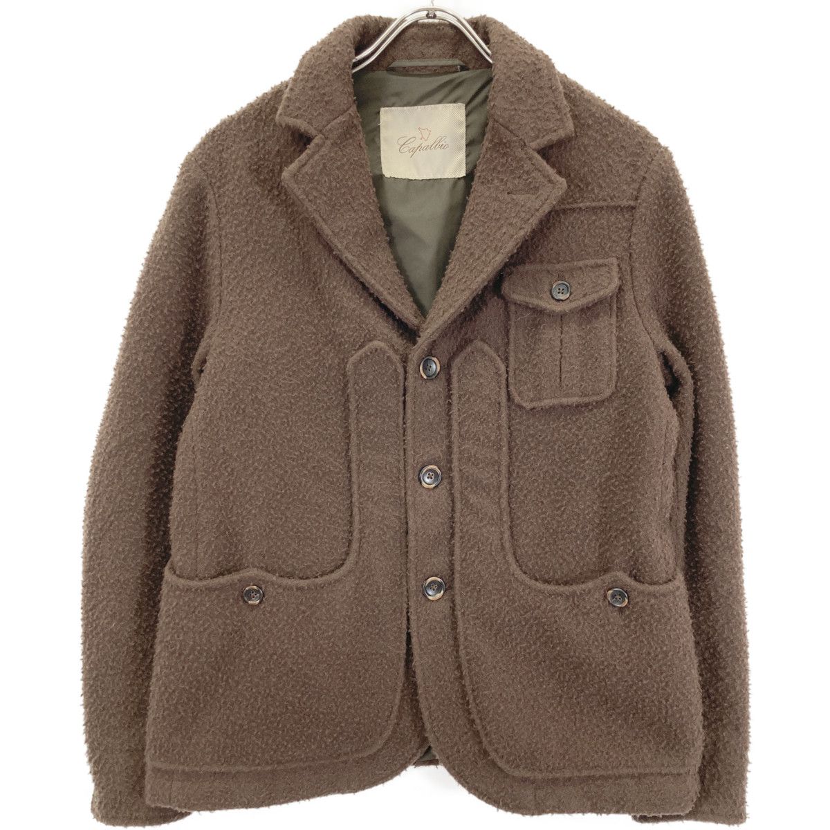 CAPALBIO カパルビオ ブラウン G501W1928 カセンティーノ サファリジャケット 44