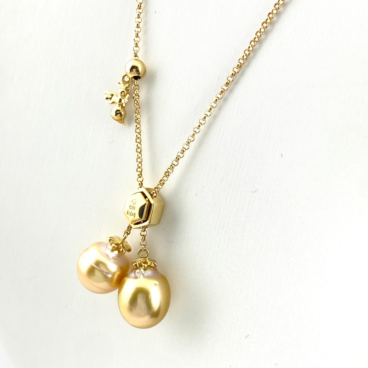 タサキ TASAKI パール デザインネックレス ネックレス K 18 ダイヤモンド レディース