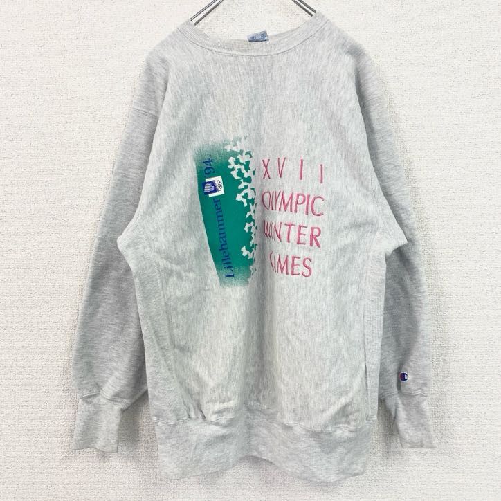 3点以上まとめ買いで20 OFF 古着 90s champion チャンピオン リバースウィーブ スウェット トレーナー 灰色 グレー XLサイズ