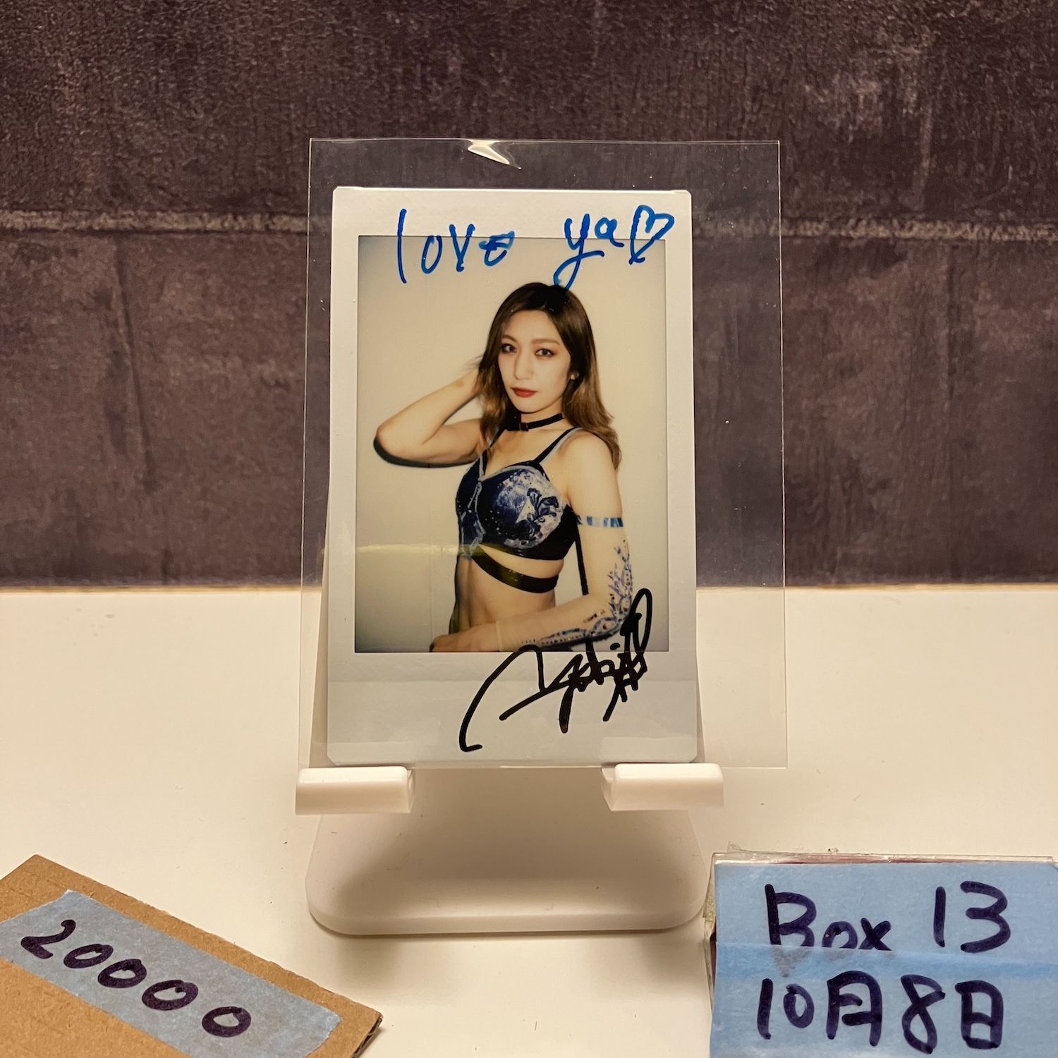 2021 BBM 上福ゆき 5 10 直筆サイン 女子プロレス チェキ カード