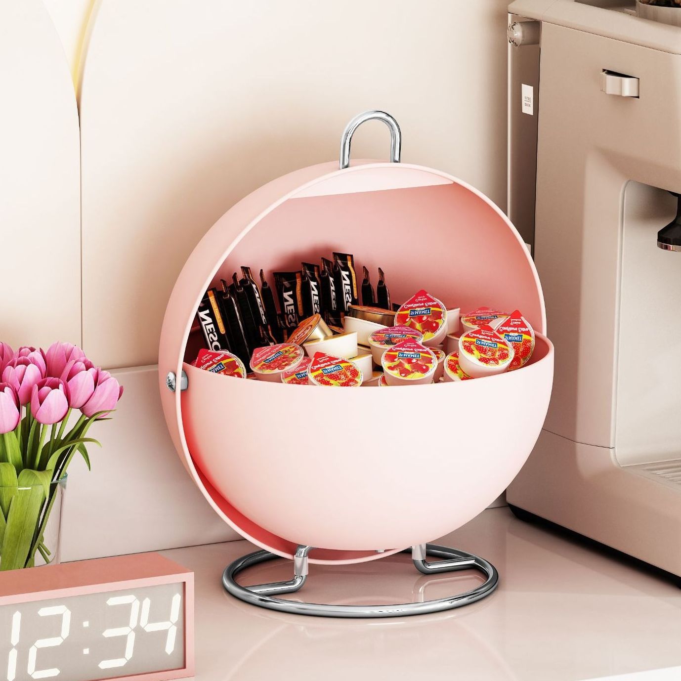 美品 Fukagawa Seiji 深川製磁 百年庵 茶灰釉 丸蓋物 小物入れ 有田焼