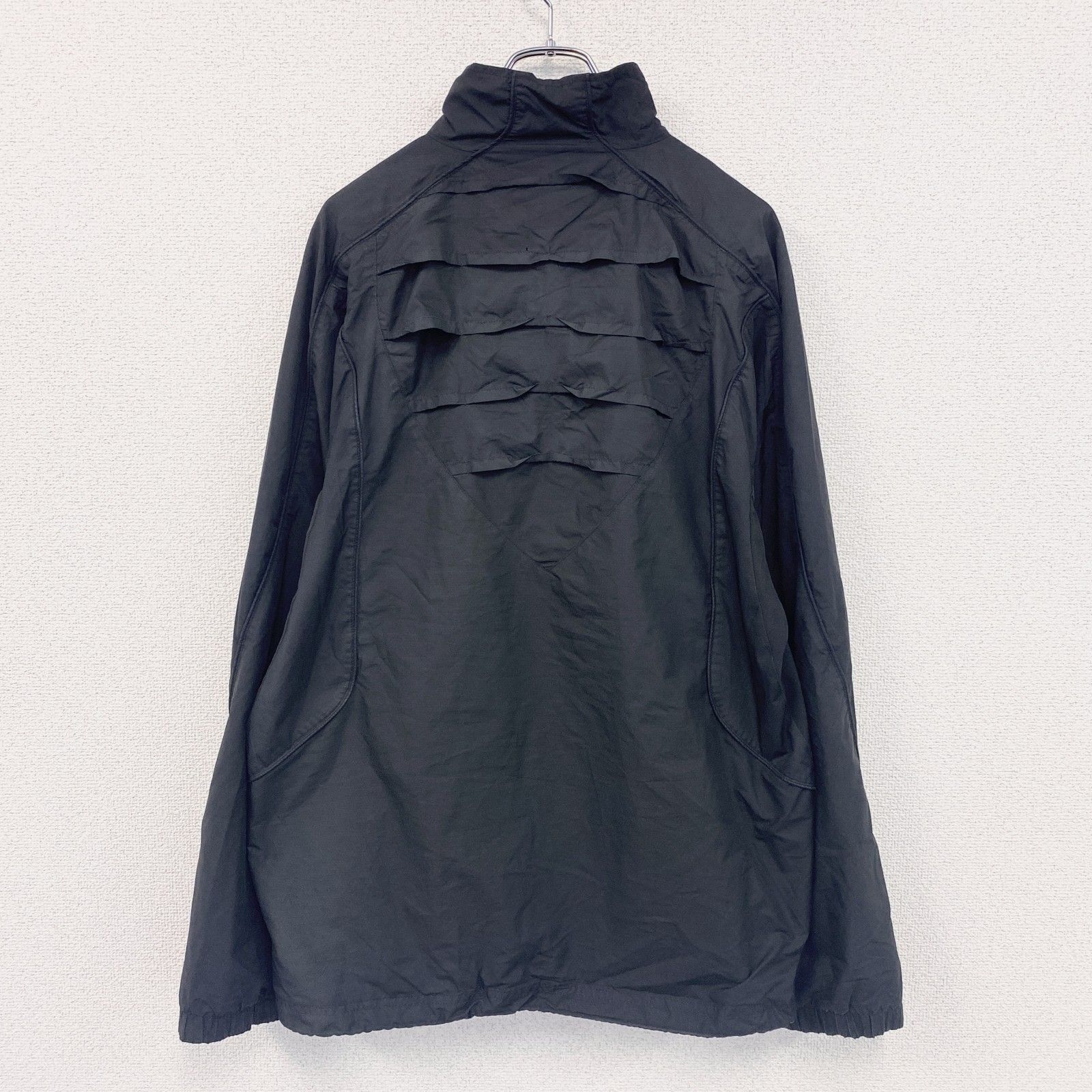 3点以上まとめ買いで20 OFF 古着 NIKE ナイキ CLIMA-FIT フルジップジャケット ウインドブレーカー ギミック 黒 ブラック 2XLサイズ