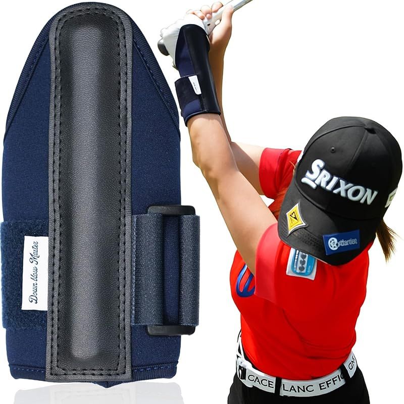 【青山加織プロ監修のゴルフ練習器具】ダウンブローマスター 手首 矯正 スイング 右利き左利き兼用 Down blow Master ゴルファボ GOLFavo 0