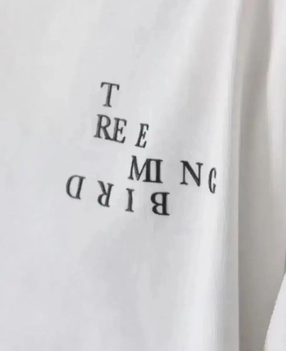 TREEMINGBIRD falling overfit Long Sleeve Tシャツ