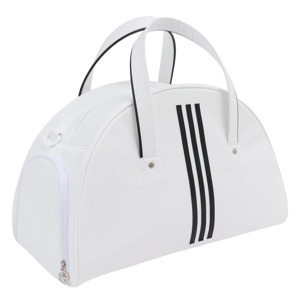 アディダスゴルフ スリーストライプス ボストンバッグ IKK33 ホワイト ホワイト