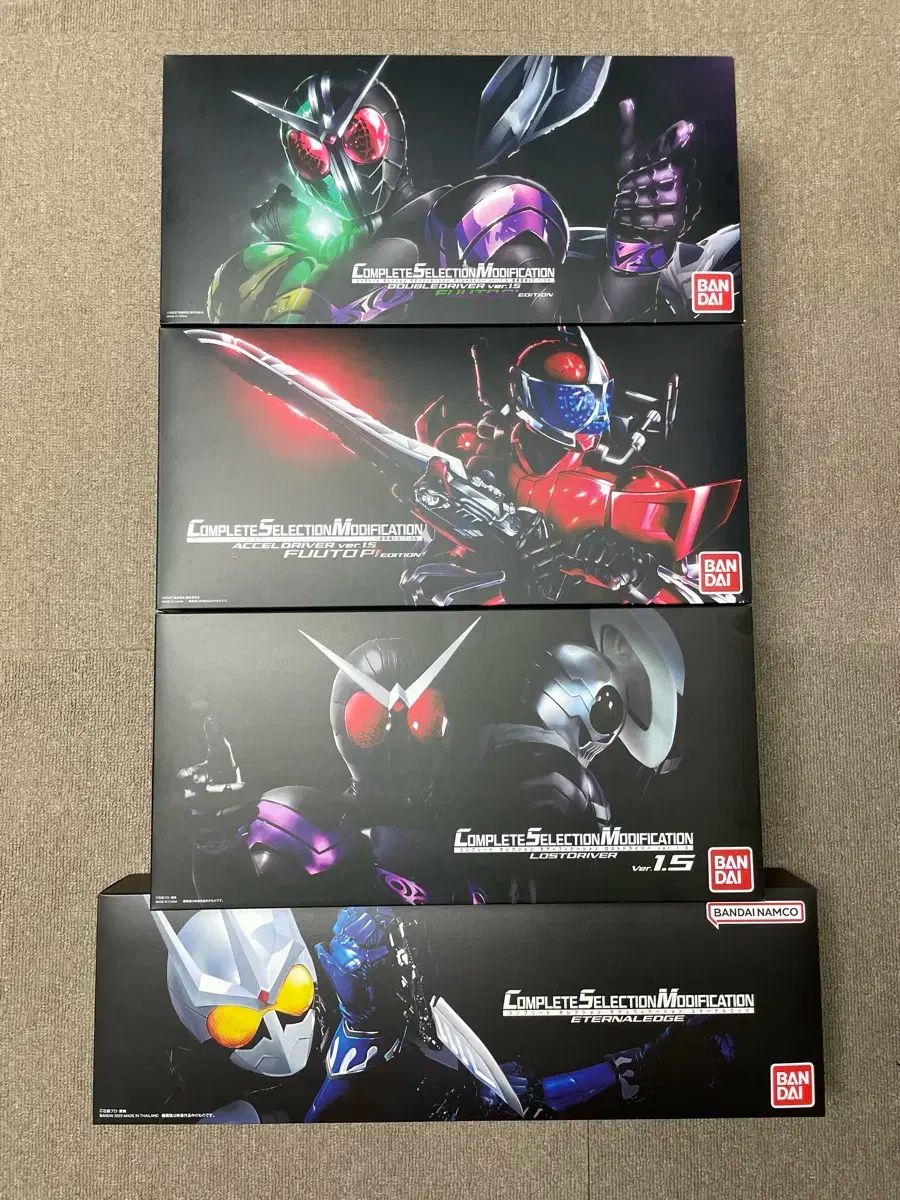 仮面ライダーダブル CSM 1-5 セット