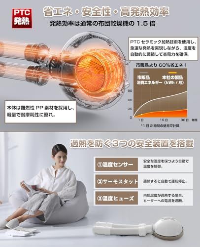 布団乾燥機 2025強化版 ダニ退治 ふとん乾燥機 布団2組 靴2組対応 速乾速暖 温風機能 マット不要 衣類乾燥 靴乾燥 タイマー付き 除湿 消臭 あたため 梅雨 寒さ 湿気対策 静音設計 軽量 持ち運び 収納便利 PSE認証済み cea7e34b WWW_OPDRERGINERDOGAN_COM