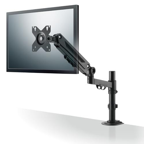 エレコム モニターアーム ディスプレイアーム シングル ロング ガススプリング式 支柱 40インチ対応 耐荷重12 kg VESA規格対応 ブラック 4 bf 156 a 8