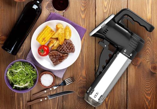 Wancle 低温調理器 真空調理器 850 W 低温調理器具 Sous Vide低温調理機 低音調理器 静かな 片手操作p