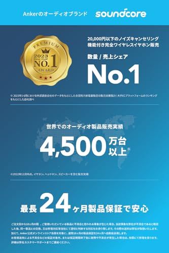 Anker Soundcore Space One Bluetooth 5.3 ワイヤレス ヘッドホン ウルトラノイズキャンセリング2.0 最大55時間音楽再生 LDAC ハイレゾ対応 ワイヤレス 有線 マルチポイント対応 4de5aca2