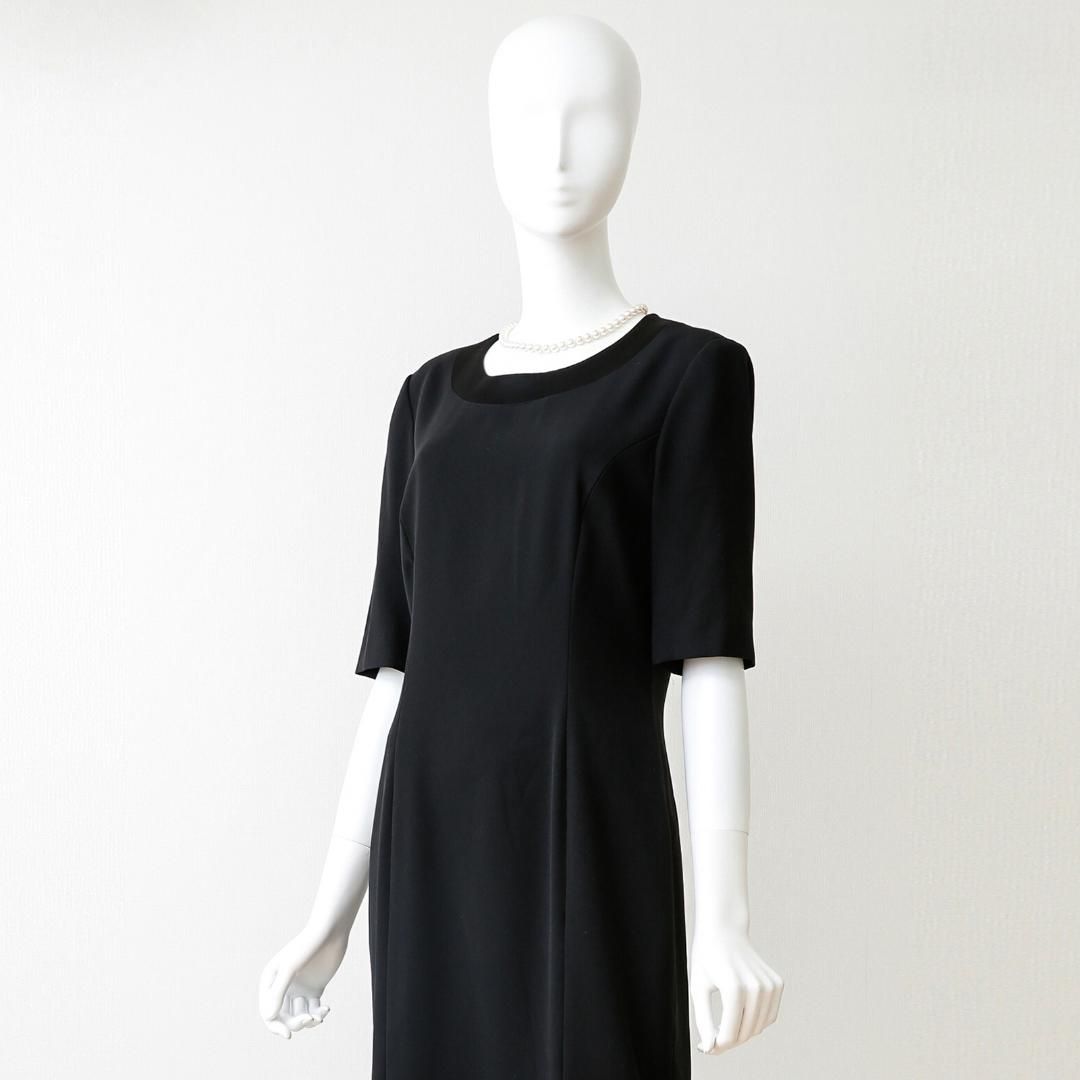 当日発送 ユキトリイ 礼服 9号 黒 フェミニンで上品