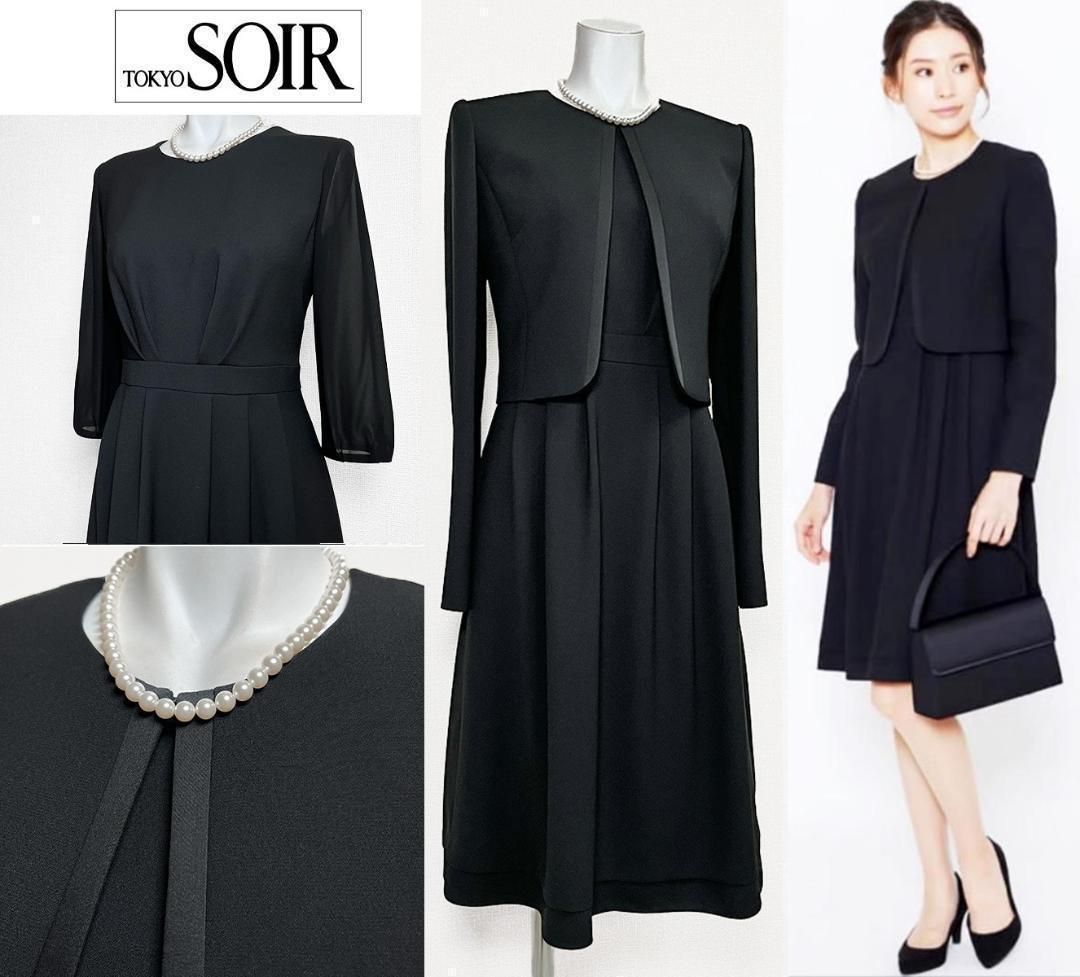 〇当日発送可 ソワールぺルル 東京ソワール 喪服礼服 上品なデザイン