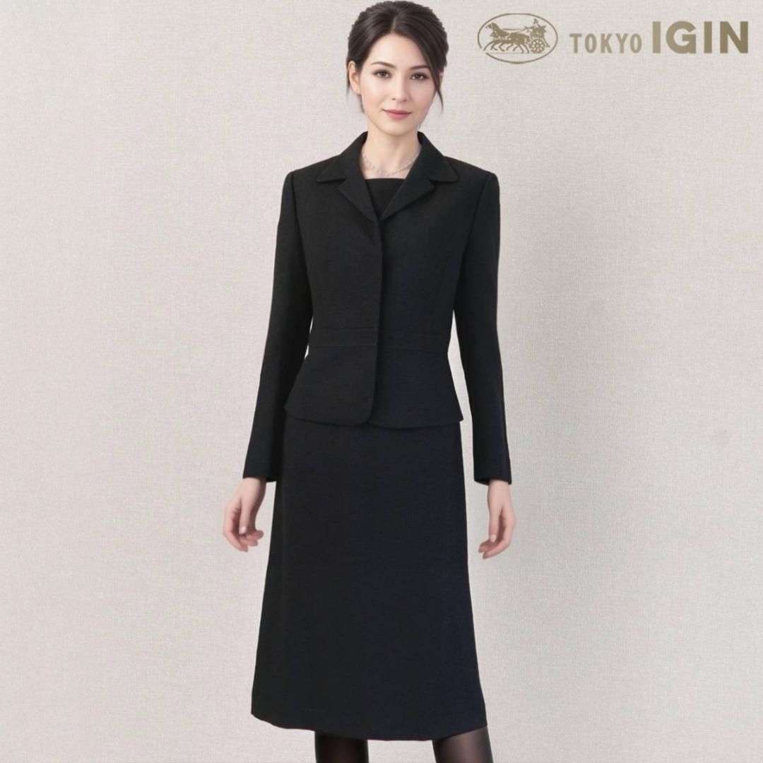 当日発送 東京イギン 礼服 7号 細やかな織模様