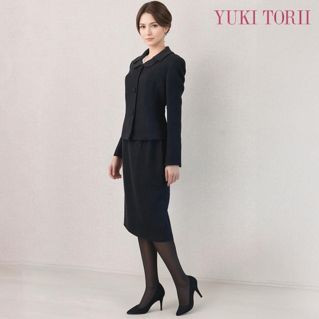 当日発送 ユキトリイ 礼服 小さめの7号 ウール100％