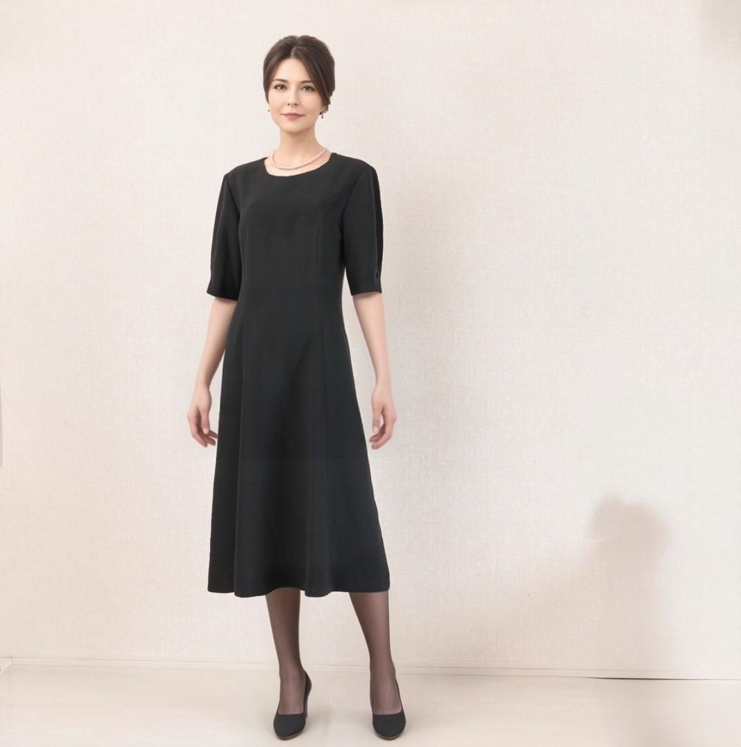 100％品質。 〇当日発送 東京イギン 礼服 13号 黒 上質な装い 脚長効果