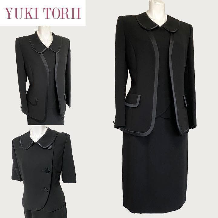 〇当日発送 ユキトリイ 3点セット 礼服 11号 パイピング