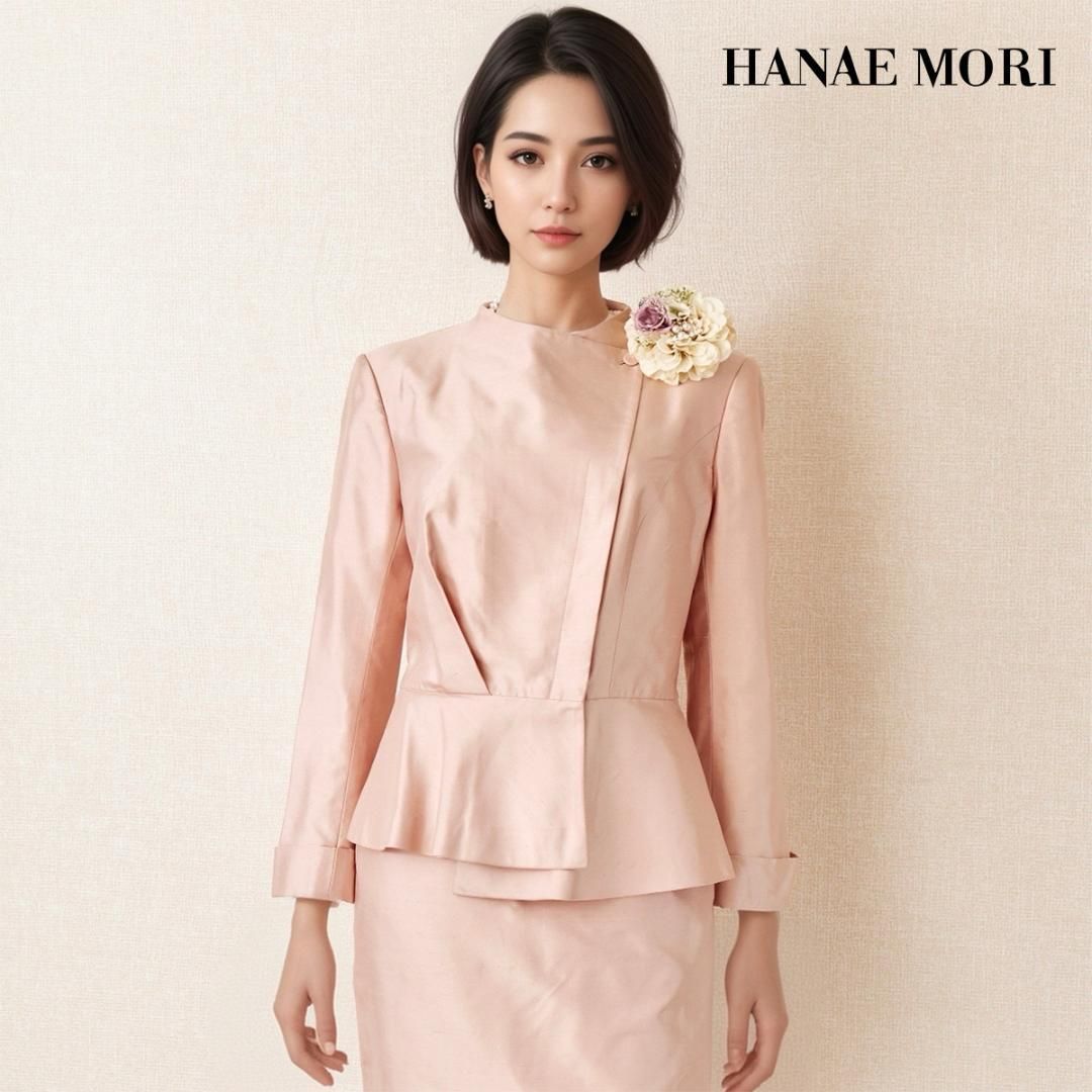 ハナエモリ セレモニー シルク 9号 光沢ピンク