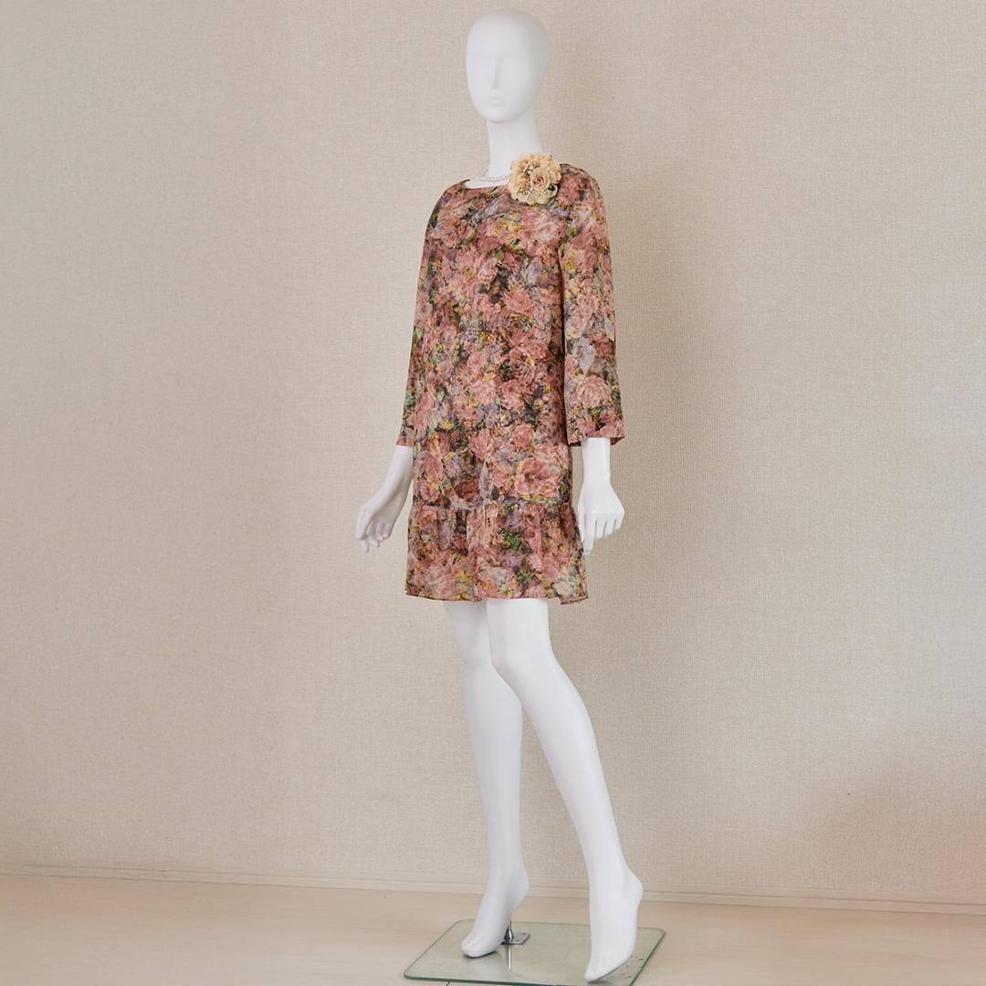 厳選された 当日発送 エスカーダスポート セレモニー XS シルク 花柄 品質保証で 、高速配送！