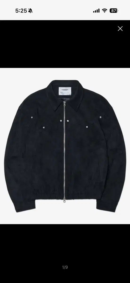 ノーマニュアル S W ジャケット BLACK