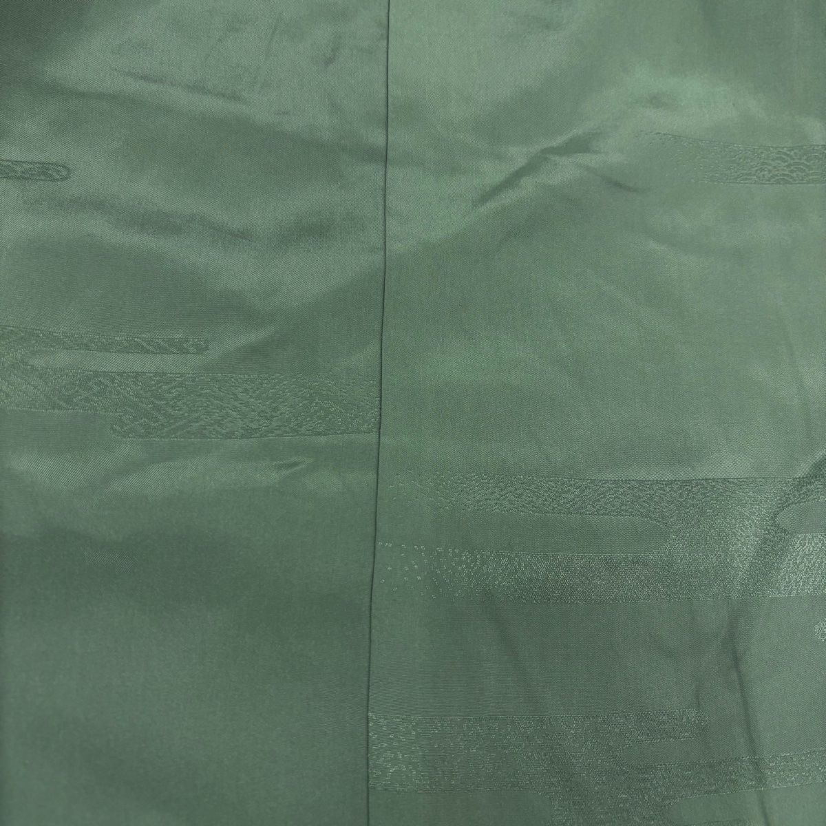  道行 身丈114.5 cm 裄丈67 M 和装コート 千代田衿 十字絣 黒 正絹 秀品 羽織 着物 浴衣