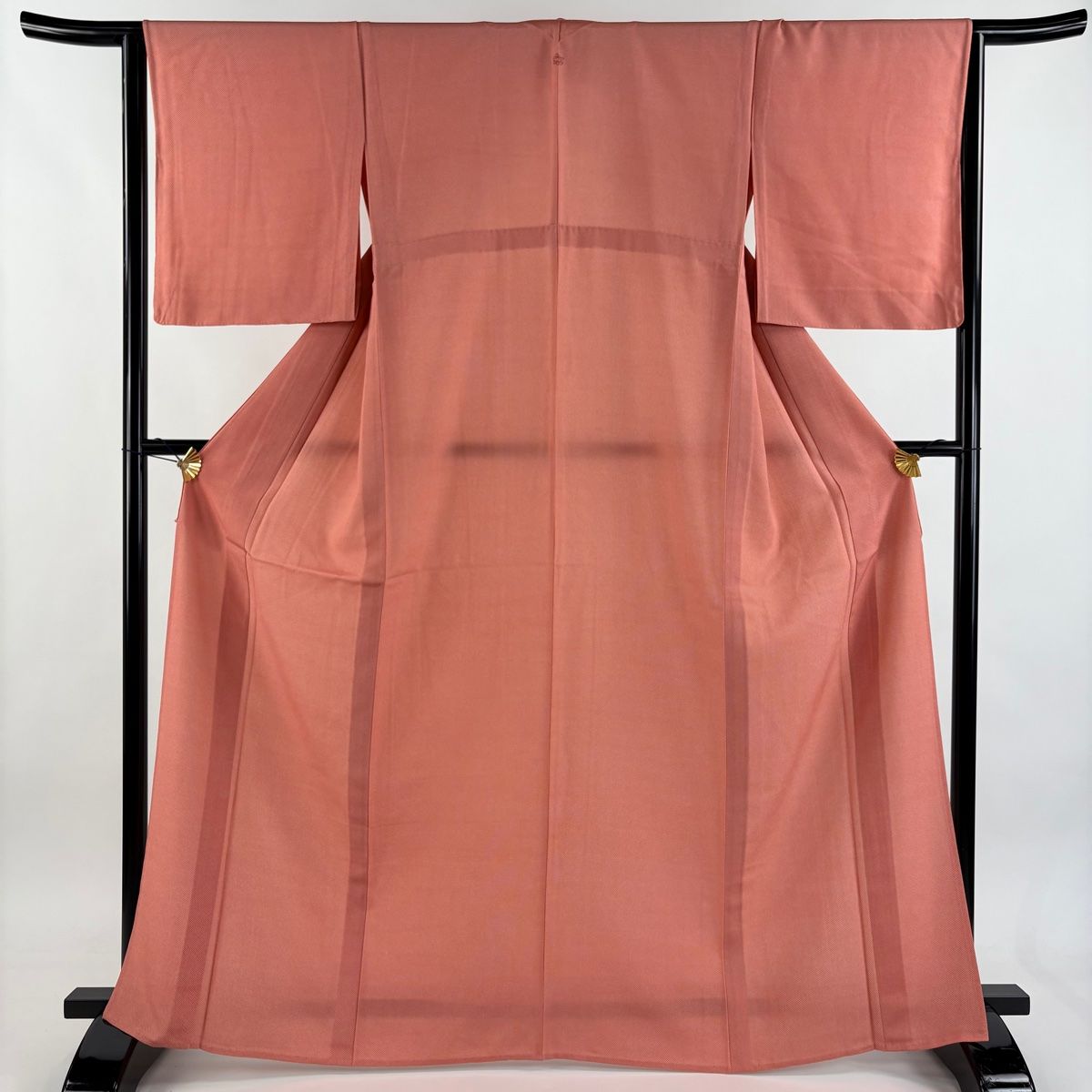 江戸小紋 身丈165 cm 裄丈63.5 S 単衣 落款 行儀 朱色 正絹 秀品 一つ紋