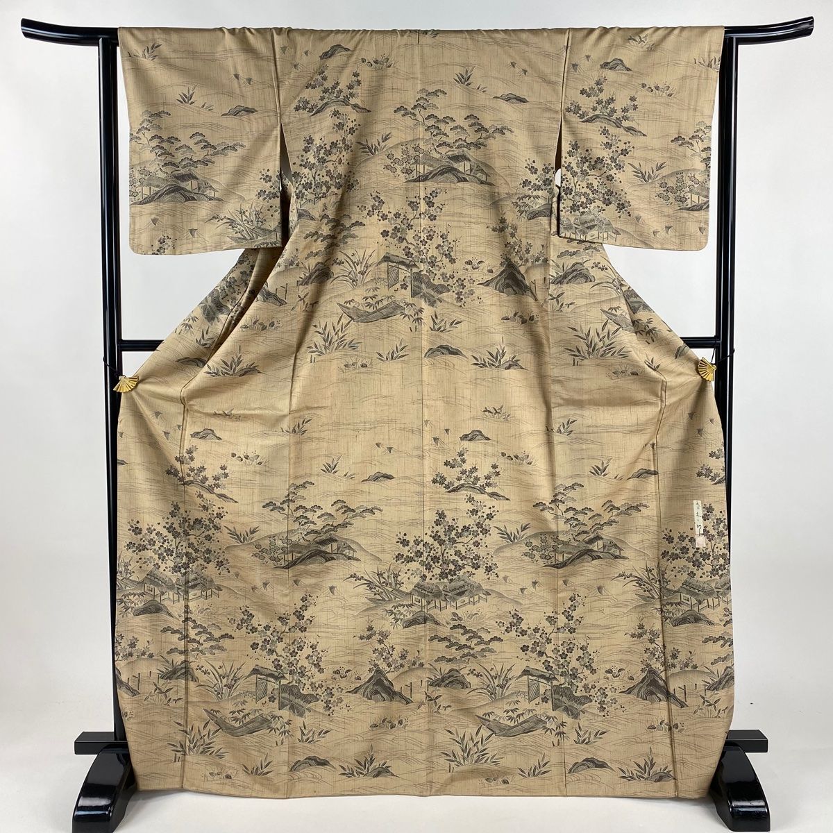 未使用 川村久太郎作 作家物 落款入丈155.5裄66仕立て上がり訪問着TY90 未使用 川村久太郎作 作家物 落款入丈155.5裄66仕立て上がり訪問着TY90