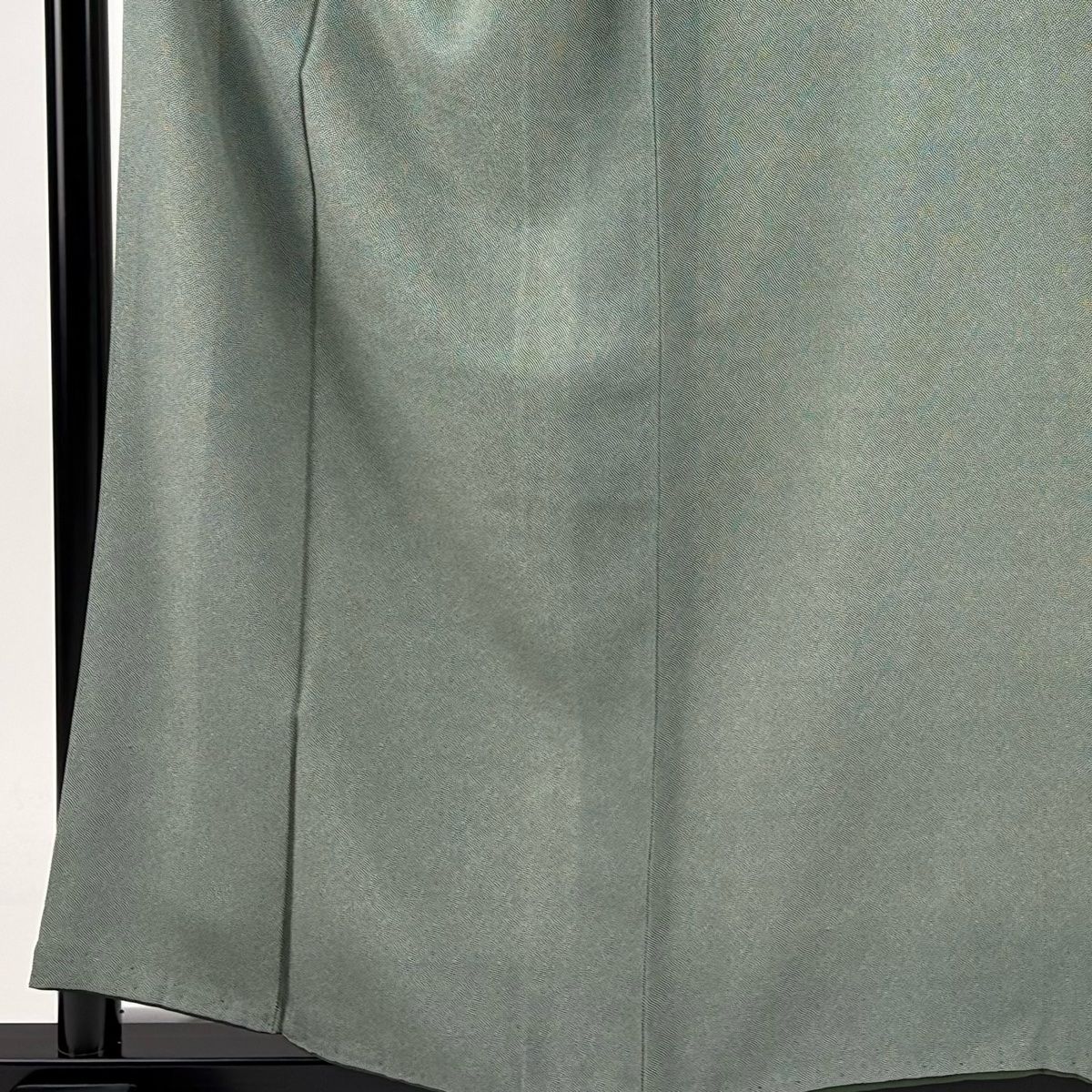 江戸小紋 身丈157 cm 裄丈64 5 M 袷 幾何学 緑 正絹