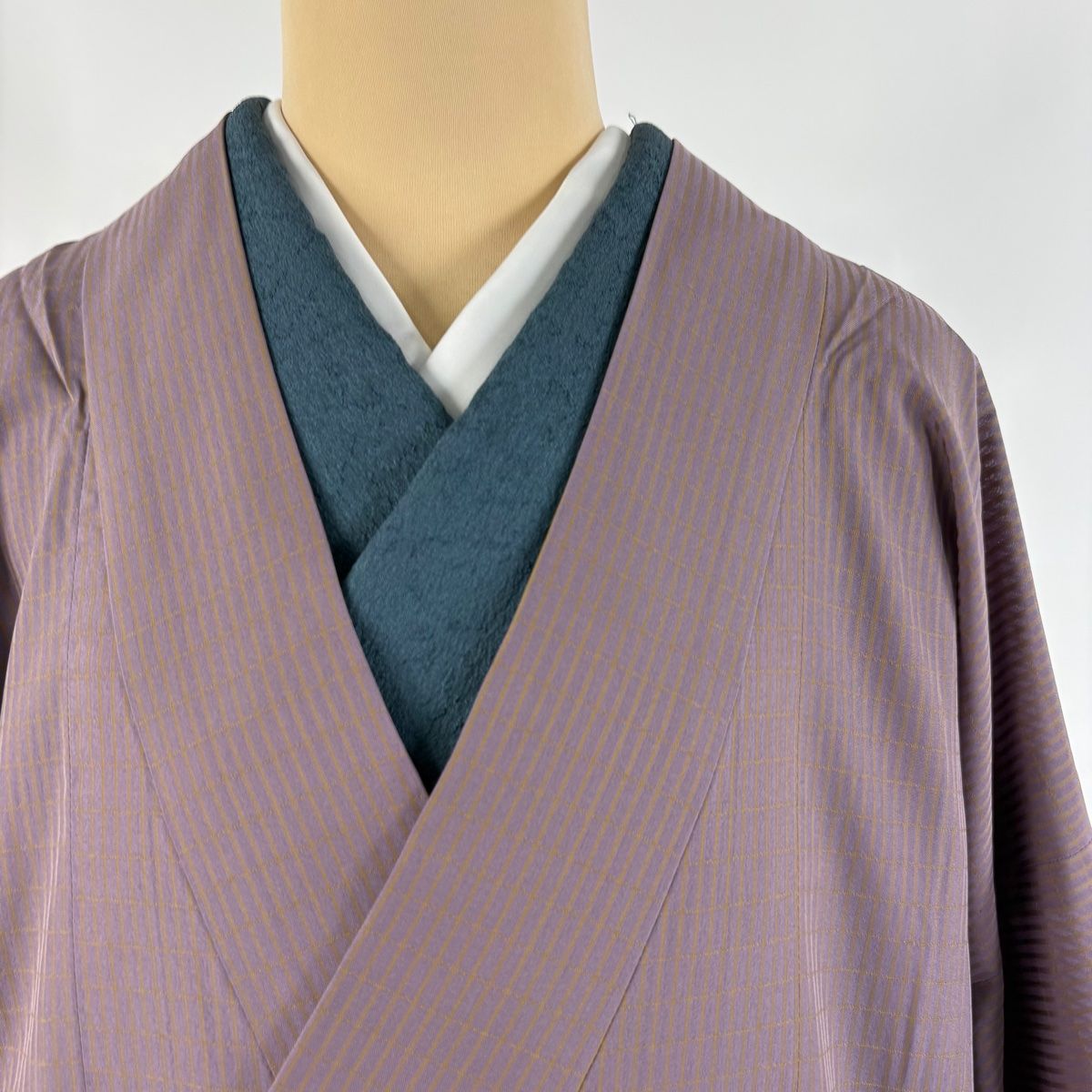 着物衿 格子和装