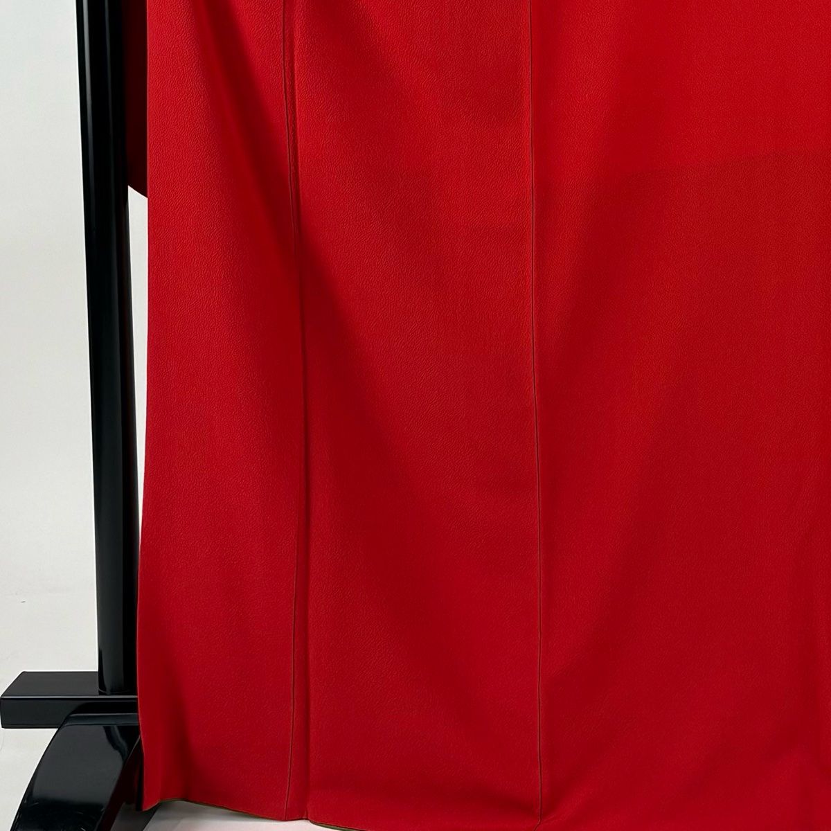 振袖 身丈169 cm 裄丈67.5 L 袷 赤 正絹 三つ紋