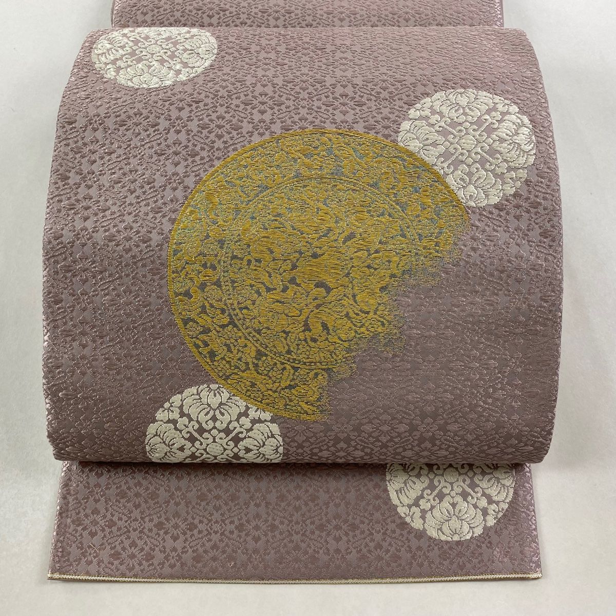 正絹 袋帯 太鼓柄 山口美術織物 葡萄鏡文 菱花 極上逸品 美品 正絹 袋帯 太鼓柄 山口美術織物 葡萄鏡文 菱花 極上逸品 美品 正絹