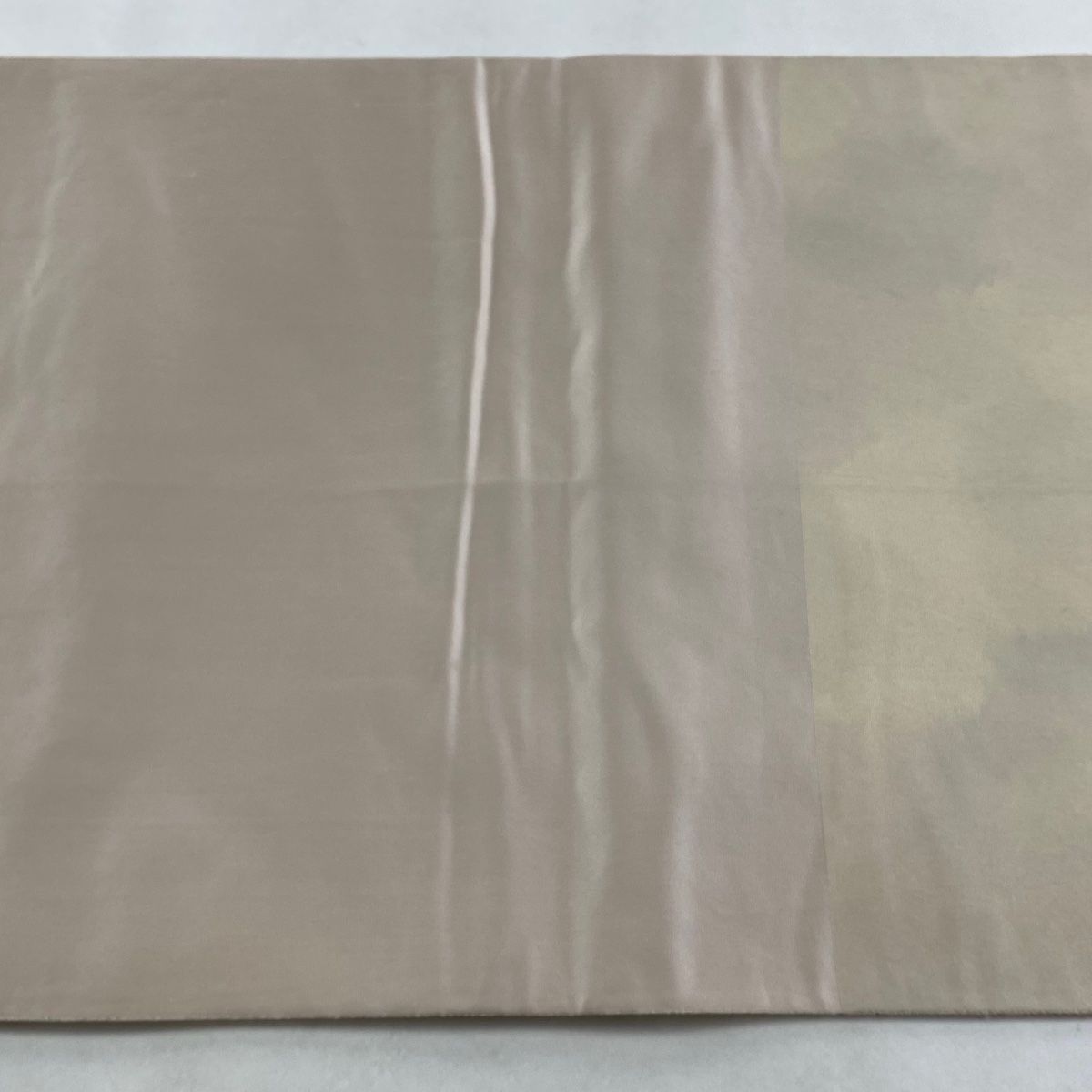 ベージュ お太鼓柄