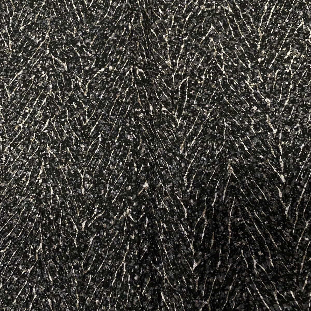  小紋 身丈161 cm 裄丈66 5 M 袷 幾何学 絞り風 黒 正絹 秀品 小紋 着物