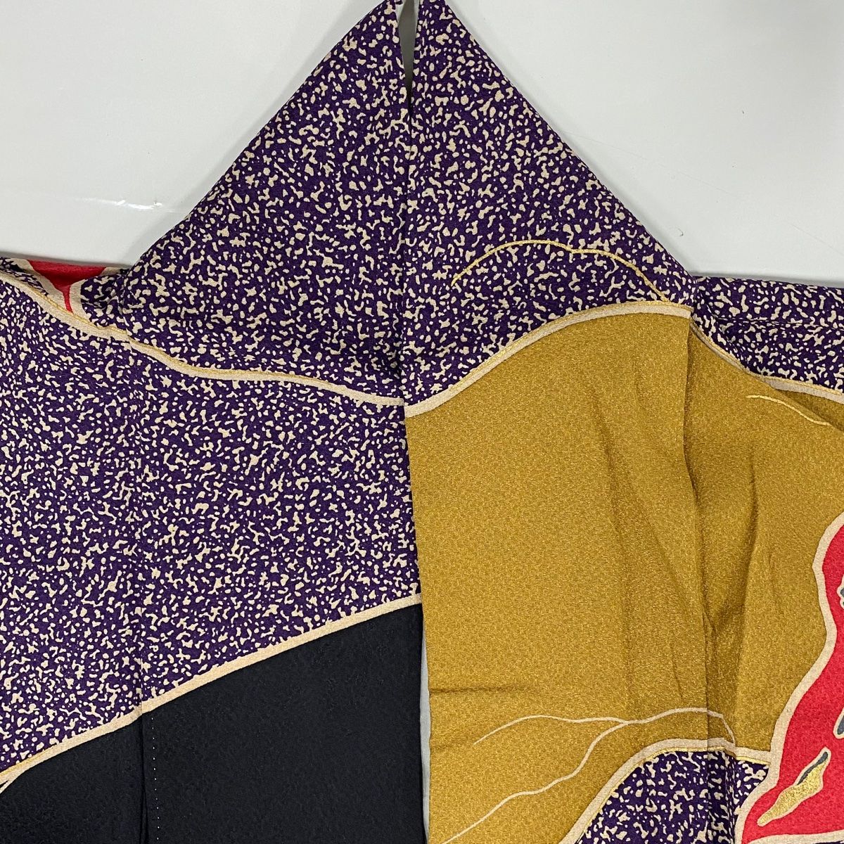 平和屋着物○金彩友禅作家 金彩の魔術師 堀省平 金煌織 振袖 箔散らし