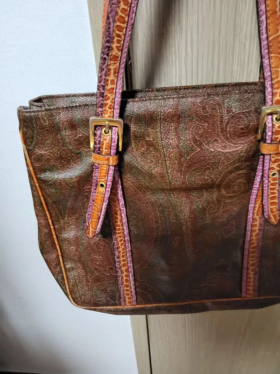 ベイズリー ブラウン ショルダーバッグ トートバッグ エトロ