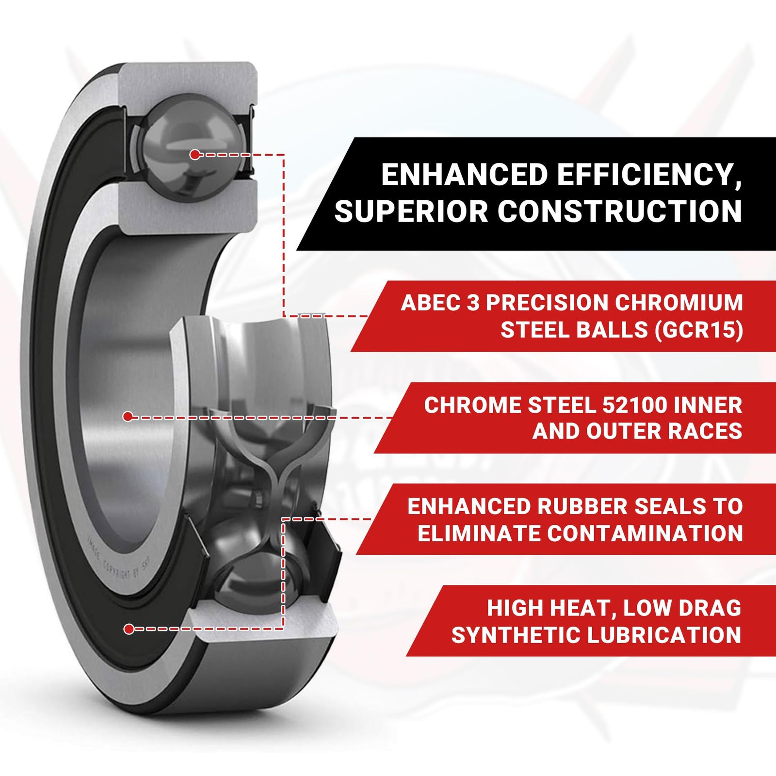FastEddy ベアリング Team Associated RC 10 T クラシックシールドベアリングキット