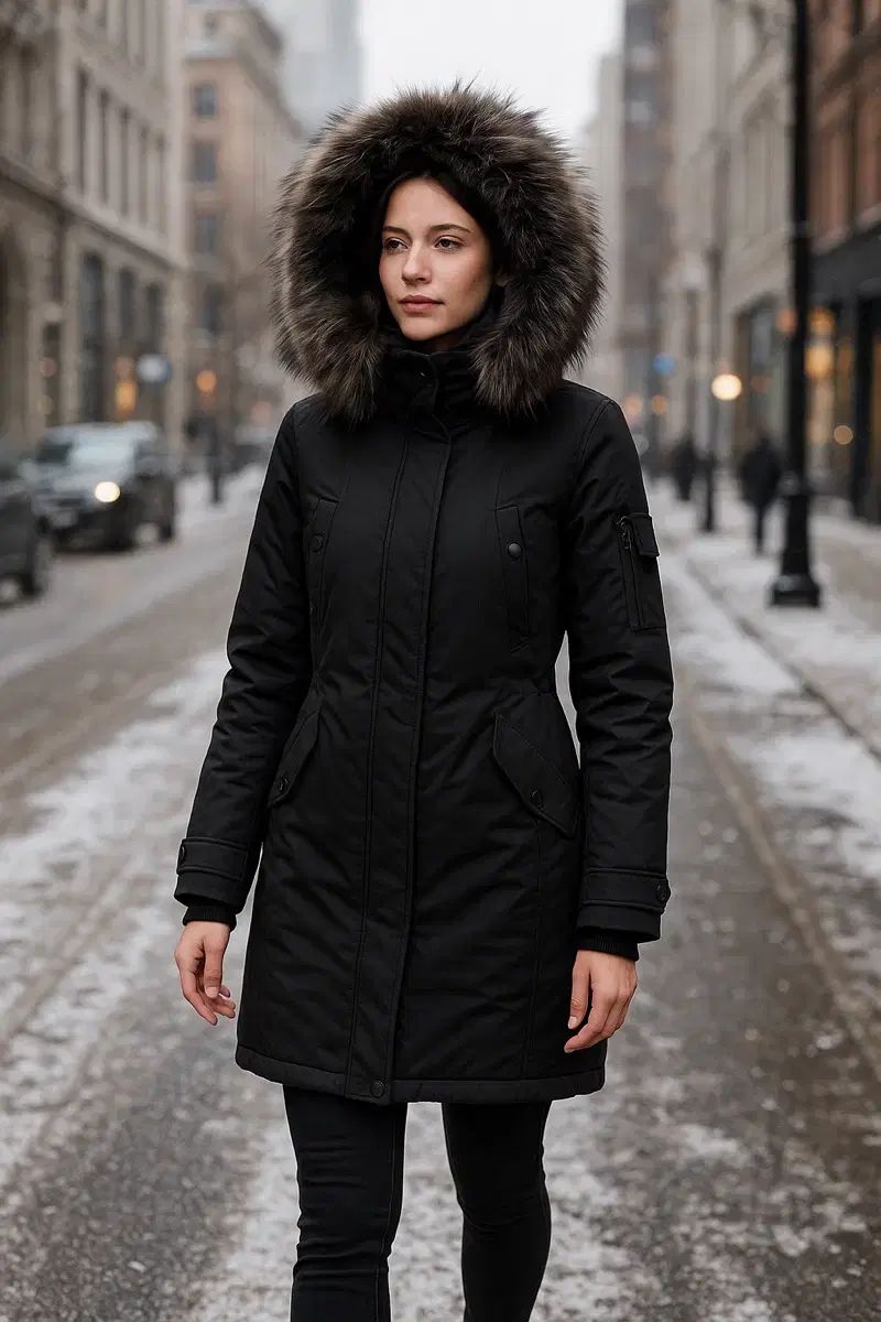 エゴイスト EGOIST ファー付き フード ダウンジャケット ロング丈