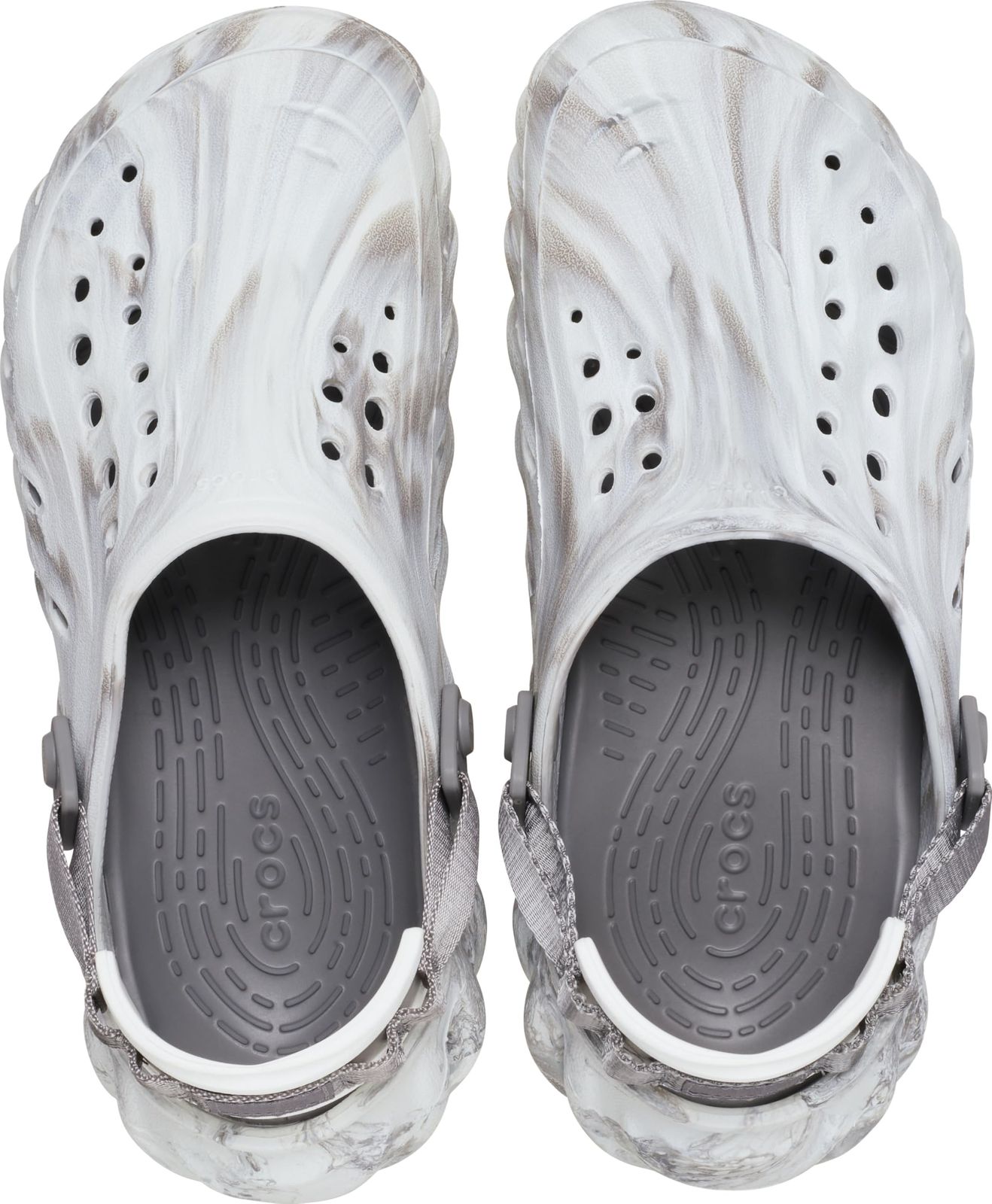  クロックス crocs サンダル エコー マーブル クロッグ 208454 1 NL ライトグレー ２５ ０ Men s Lady ムーンライト マルチ 29 0 cm その他 靴