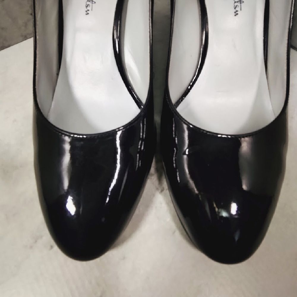 ☆ GINZA Kanematsu ☆ パンプス 23.5 ブラック エナメル - メルカリ