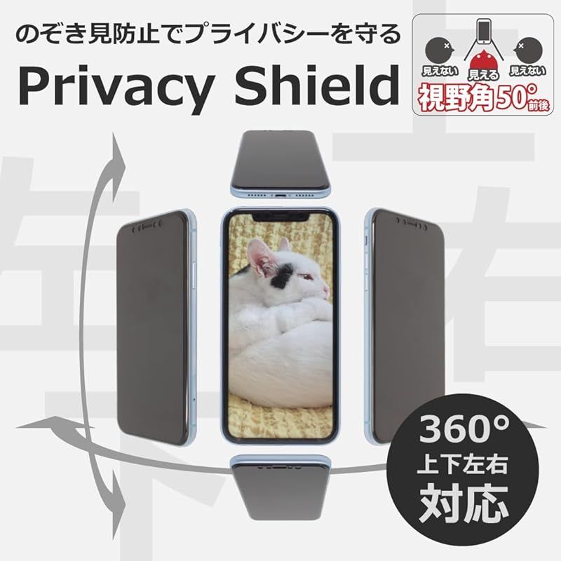 PDA工房 Xiaomi POCO X7 Pro 対応 [指紋窓つき] Privacy Shield 保護