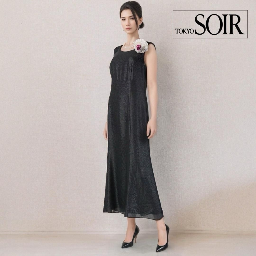 極美品　ソワールドルチェ　13号　ロング　東京ソワール　近年モデル　スパンコール SOIR DOLCE／ソワール ドルチェ｜レディースフォーマルウェア通販の