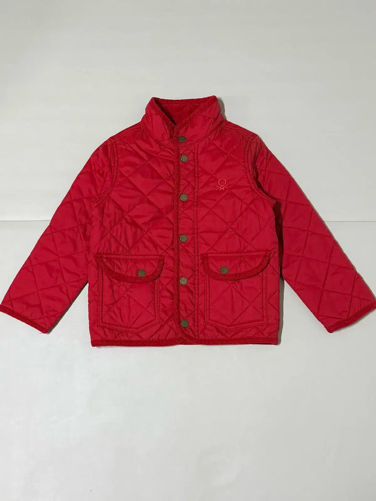 キルティング キッズ服(100cm~) ベネトン コーデュロイ カラ Benetton 
