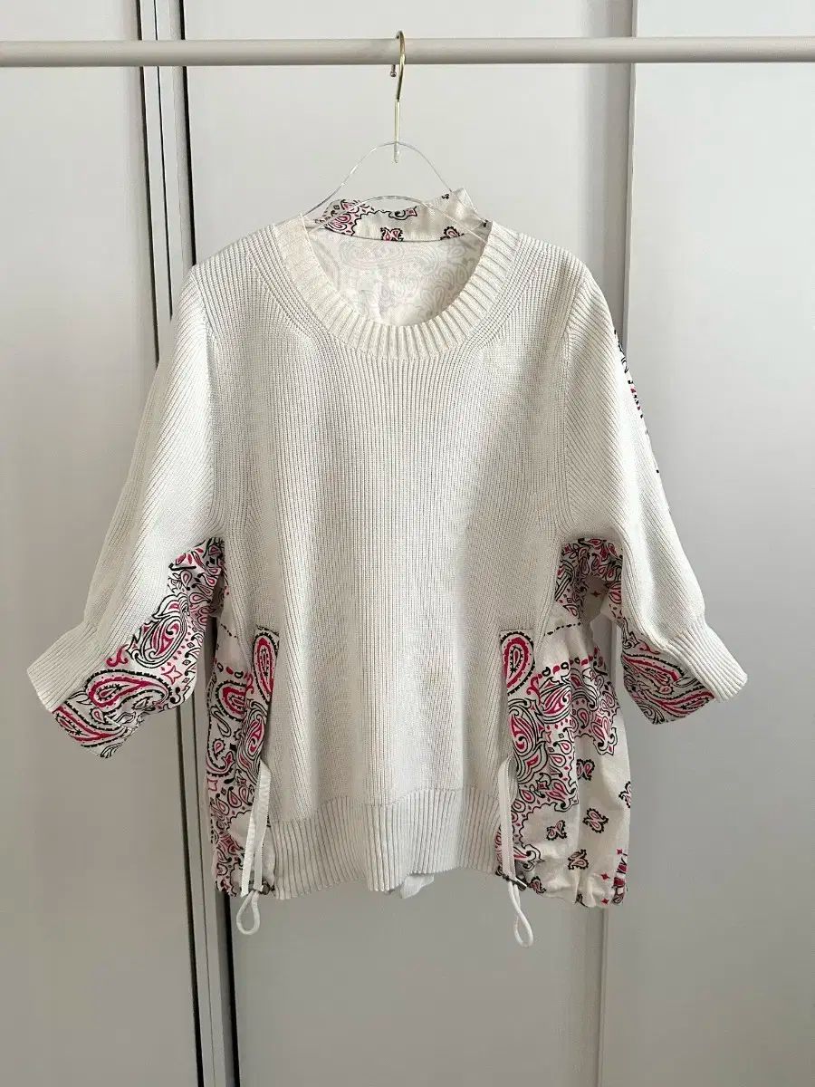 Sacai サカイ ベイズリー パータン ニット トップス