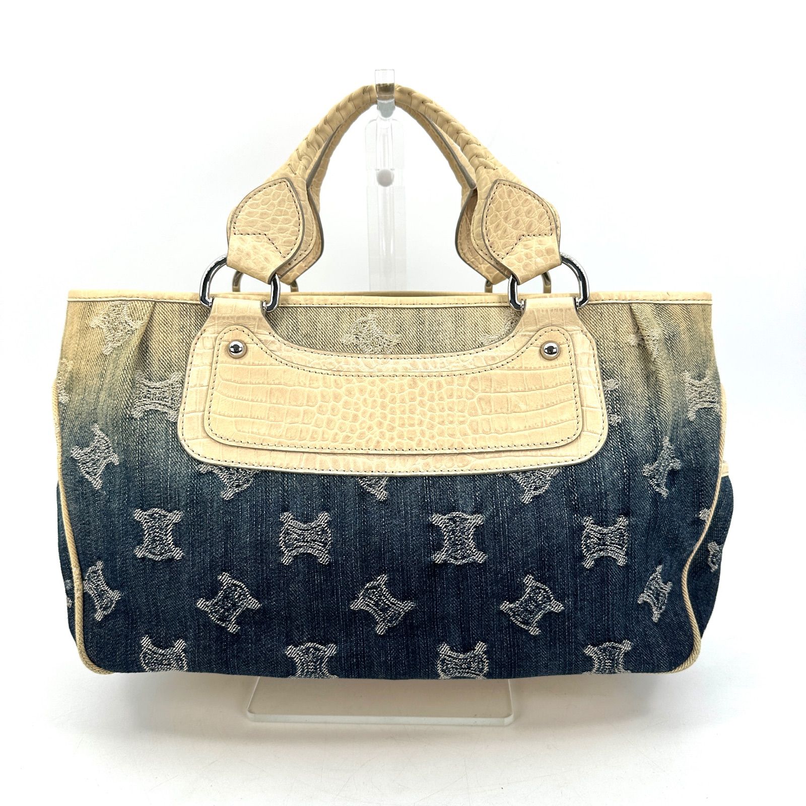 CELINE セリーヌ ブギーバッグ パリマカダム デニム ブルー