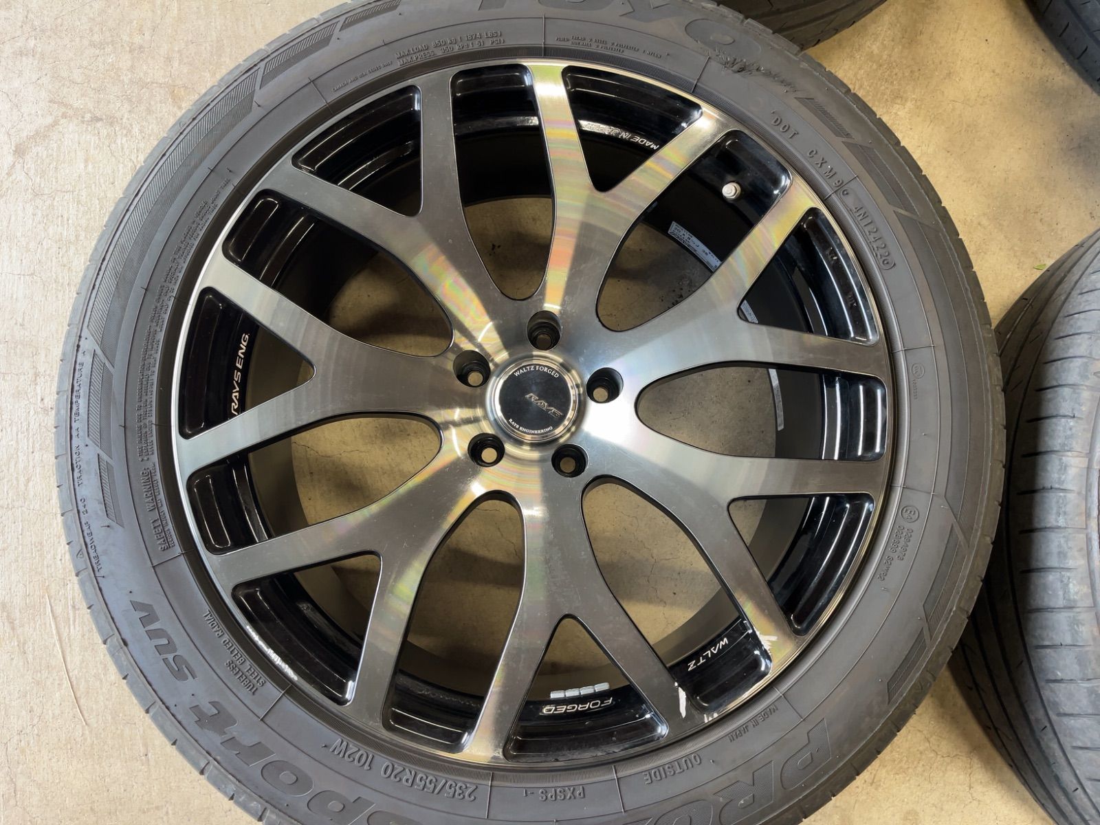 レクサス RX レイズ 鍛造品 20インチ 4本セット