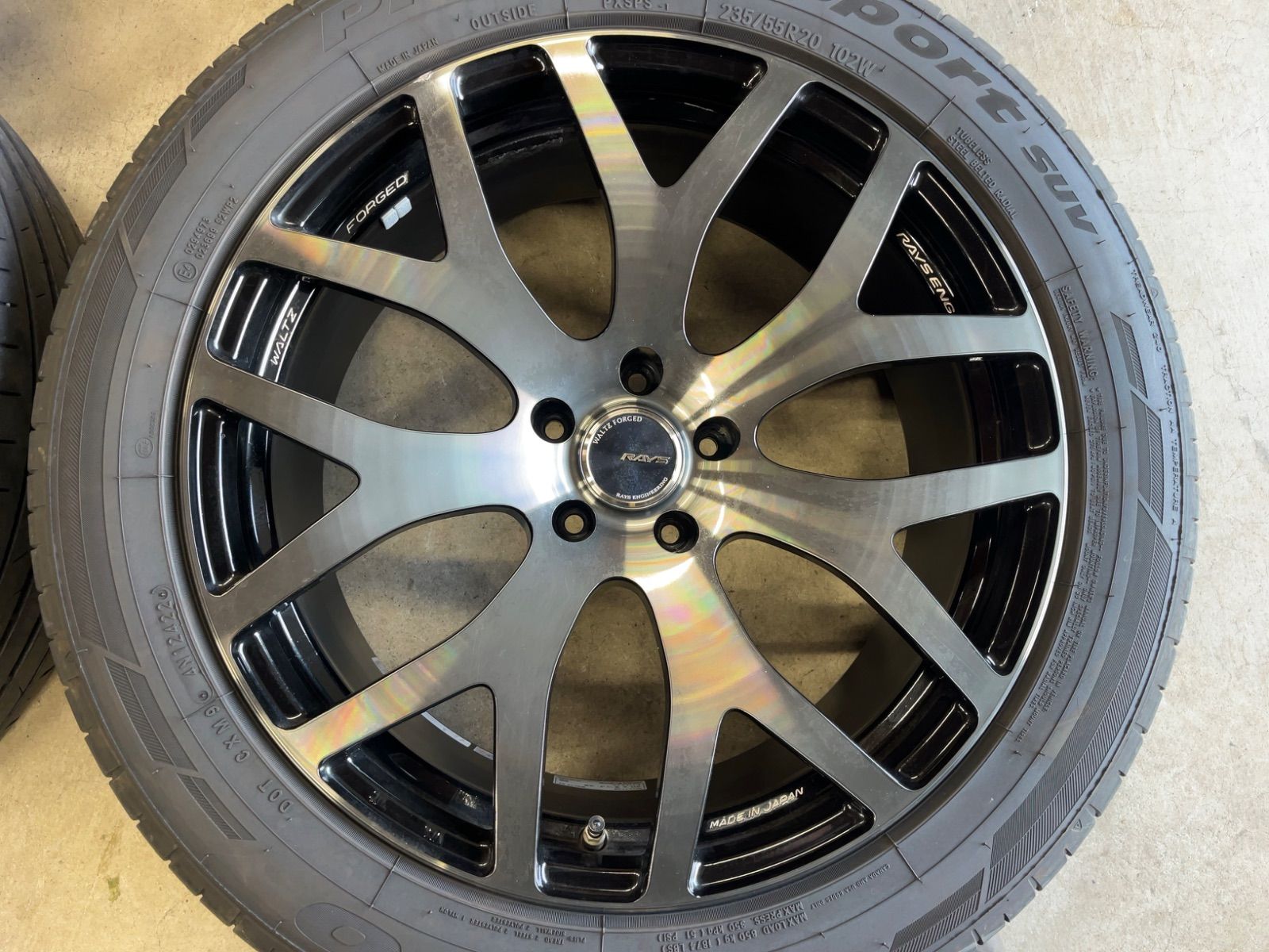  レクサス RX レイズ 鍛造品 20インチ 4本セット 20インチ タイヤ ホイールセット