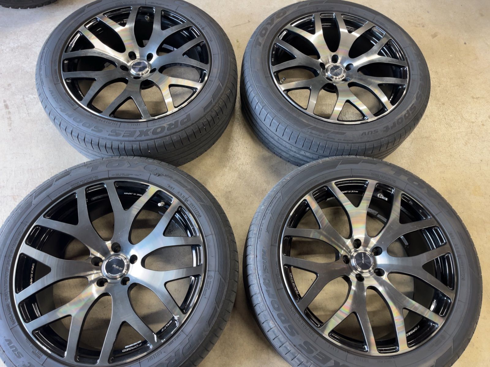 レクサス RX レイズ 鍛造品 20インチ 4本セット