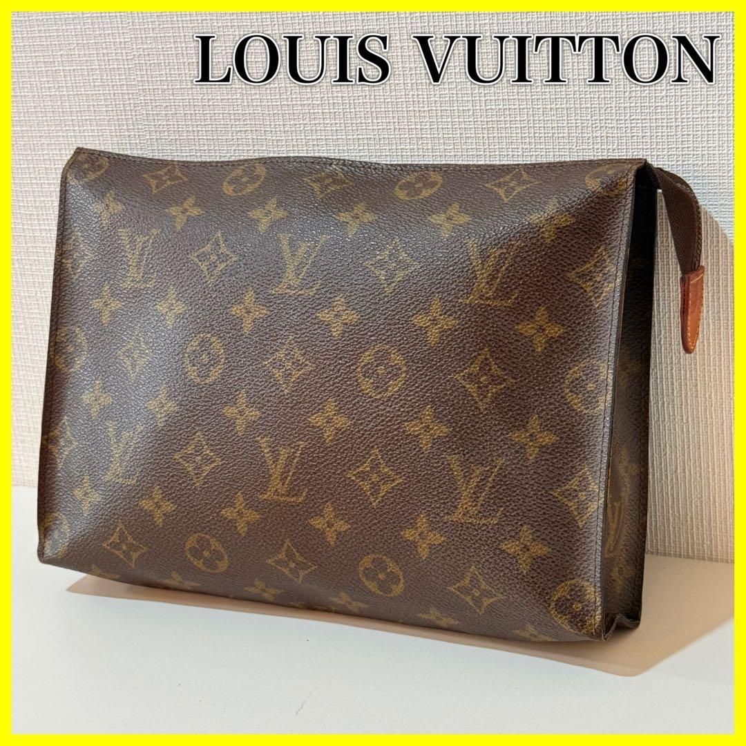 □美品□ルイヴィトン LOUIS VUITTON モノグラム セカンドバッグ