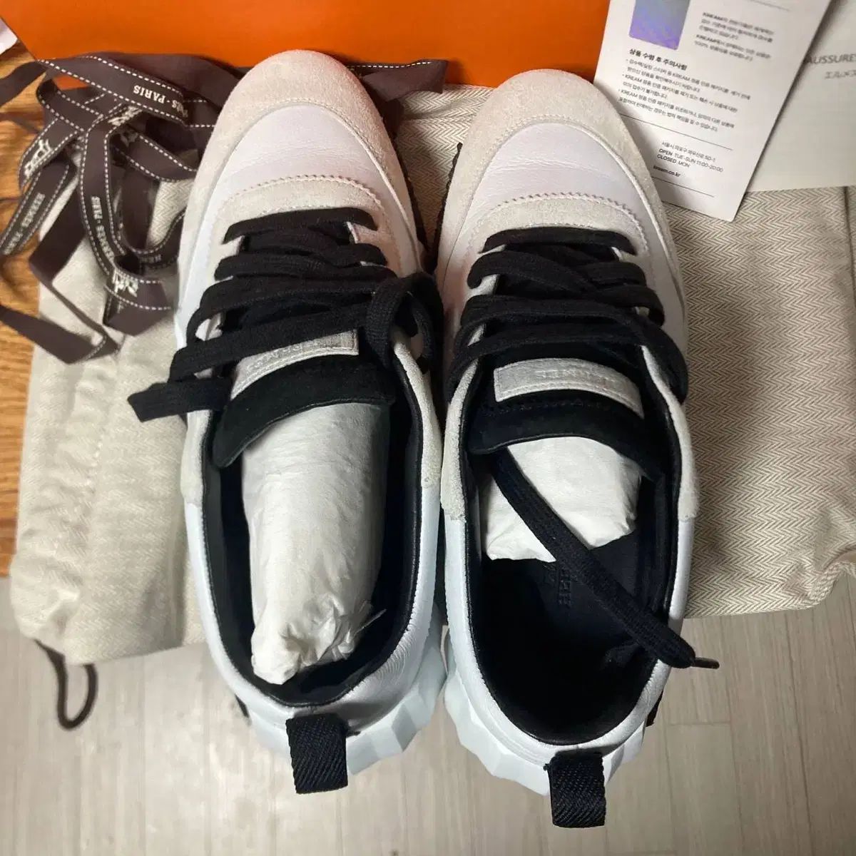 エルメス バウンシング スニーカー 38 5 245 250